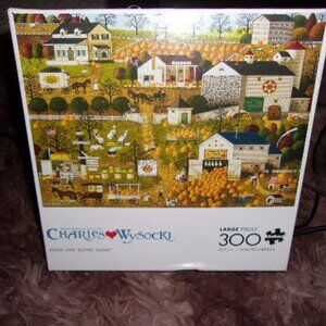 Buffalo Games Charles Wysocki  Bread and Butter Farms 300 Piece Jigsaw Puzzle